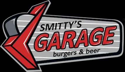 logo for The Garage Burgers & Beer